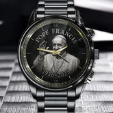 Pope Francis Memorial Watch 1936–2025 - Catholic Gift - In Loving Memory Watch - Limited to 2,000 Pieces